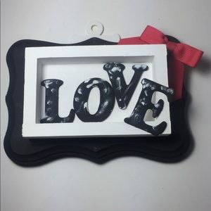 Love wall hanging decor